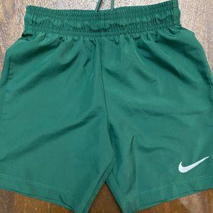 Nike Boys Shorts Forest Green EUC! Size XS